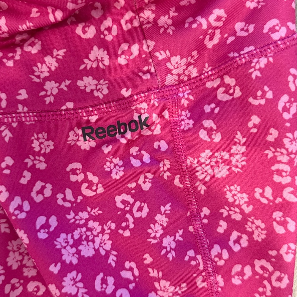 REEBOK Pink Spandex Shorts - Picture 3 of 6